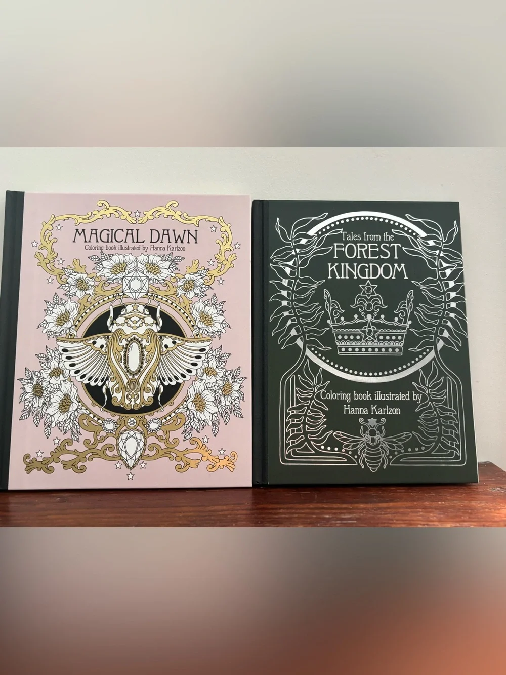 Hanna Karlzon Coloring Books — Magical Dawn and  tales from the forest Kingdom